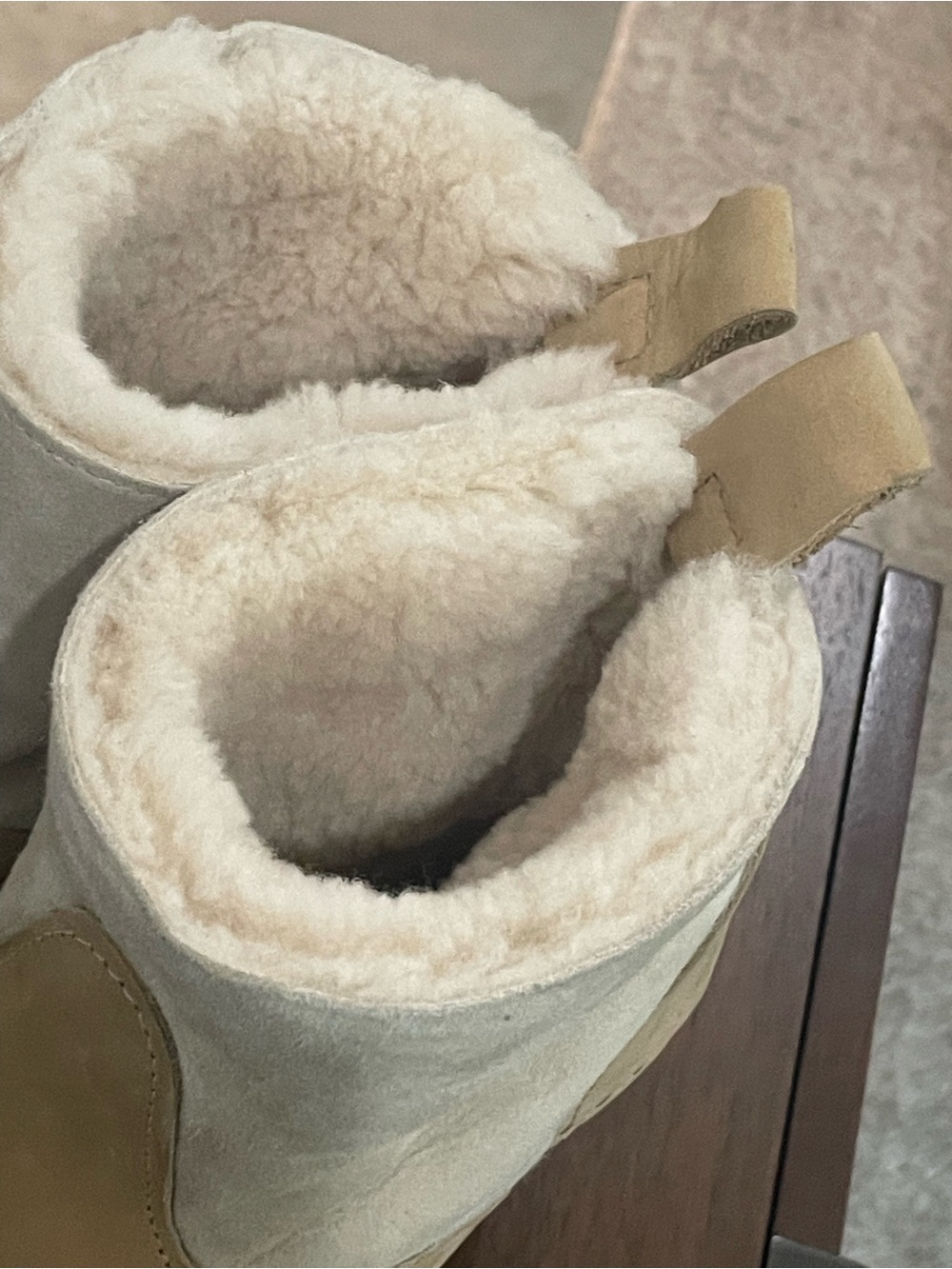 LUXURY Chunky Clog platform stacked boots suede quiet luxury, size 7, MSRP $430 - Picture 9 of 15